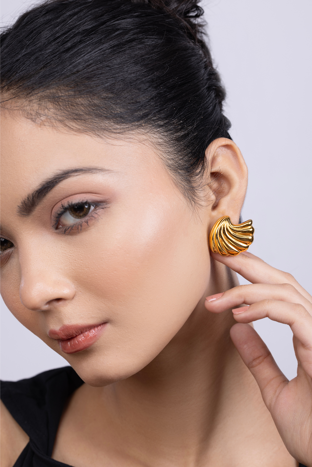 Claw Layered Hoop Earrings - Kaoribyshreya