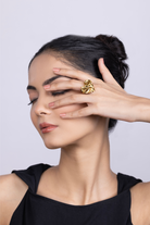 Hammered Heart Ring - Kaoribyshreya