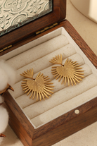 Crown Heart Shaped Earring - Kaoribyshreya