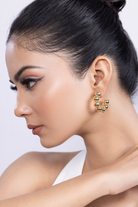 Chunky Beaded Pin Earring - Kaoribyshreya