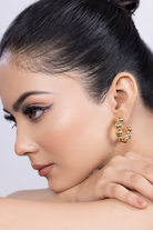 Chunky Beaded Pin Earring - Kaoribyshreya