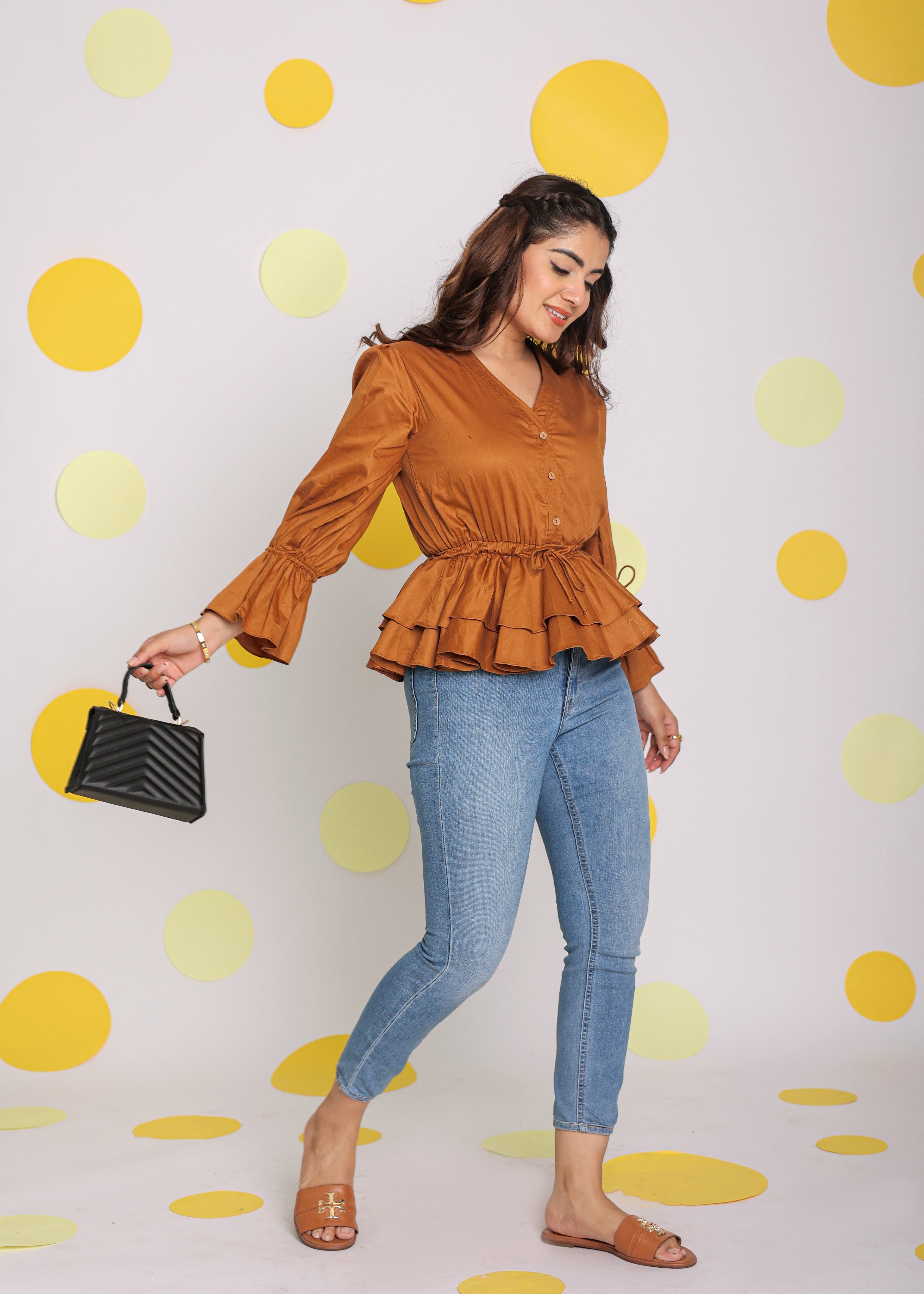 peplum cotton