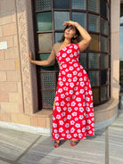 Teaberry Red One Shoulder Dress - Kaoribyshreya