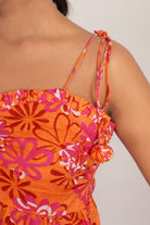 Multicolor Cotton Summer Crop Top - Kaoribyshreya