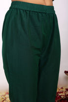 Green and Pink Floral Printed Anarkali Suit Set Paired With Pant and Dupatta - Kaoribyshreya