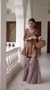 FLORAL PRINTED KURTA WITH SHARARA SET