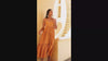 Signal Yellow Shoulder Tie Up Flared Dress