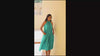 Scuba Blue Kantha Halter Neck Dress