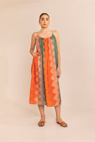 Multi Print Summer Beach Dress - Kaoribyshreya