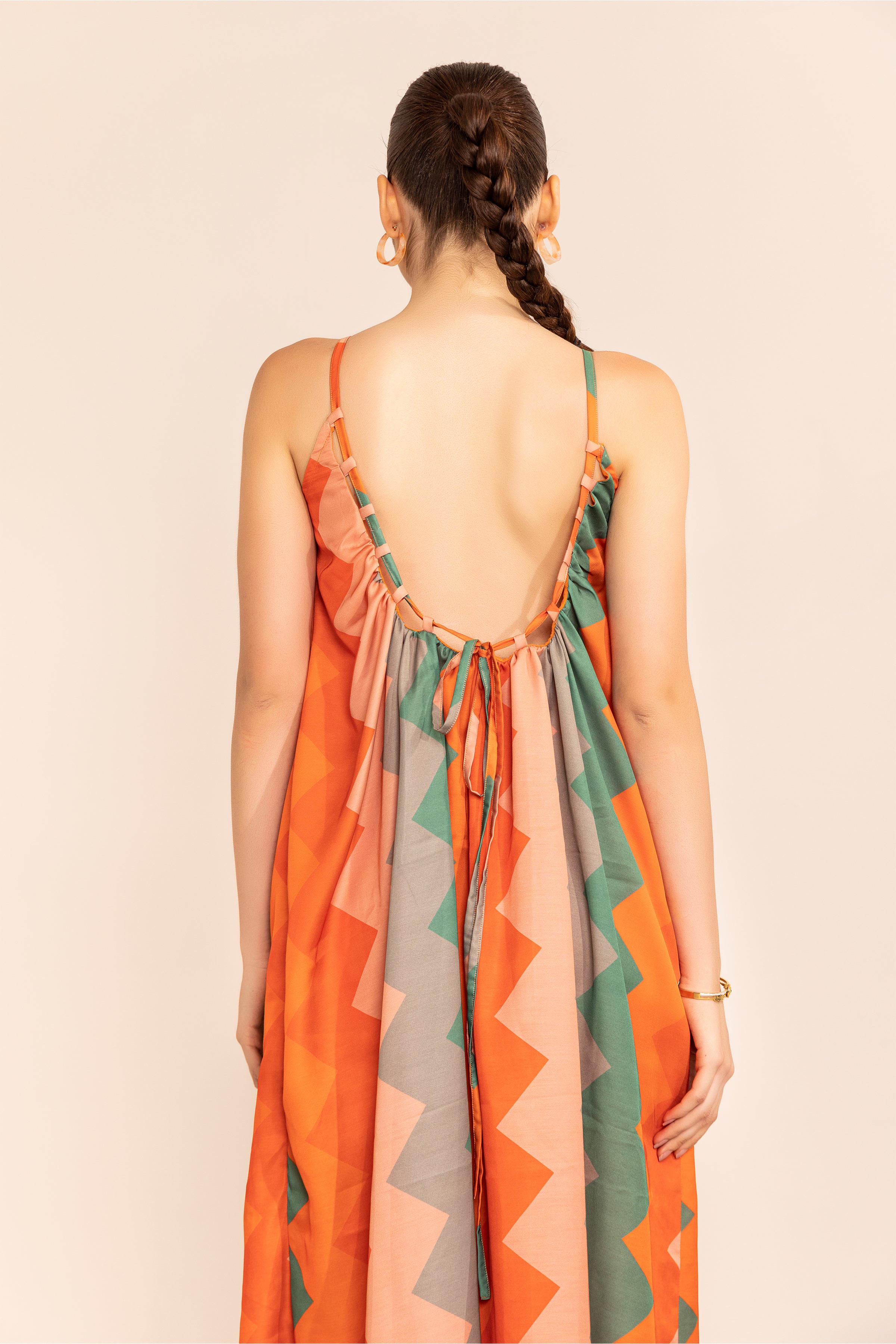 Multi Print Summer Beach Dress - Kaoribyshreya