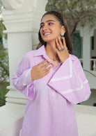 BLOOM LILAC KURTA WITH PANT SET